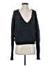 Double Zero 100% Polyester Metallic Gray Pullover Sweater Size S - photo 1