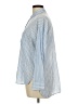 Love Tree 100% Cotton Stripes Blue Long Sleeve Button-Down Shirt Size L - photo 5