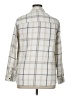 Jachs Girlfriend Plaid Ivory White Long Sleeve Button-Down Shirt Size XL (estimated) - photo 2