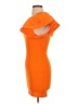 Zara Solid Orange Cocktail Dress Size S - photo 5