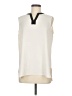 Anne Klein 100% Polyester Ivory Sleeveless Blouse Size M - photo 1