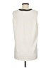 Anne Klein 100% Polyester Ivory Sleeveless Blouse Size M - photo 2