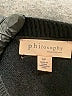 Philosophy Republic Clothing Stripes Black Pullover Sweater Size S - photo 7