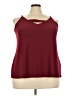 Bar III Burgundy Sleeveless Top Size 3X - photo 1