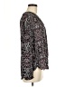 Cato 100% Rayon Black Long Sleeve Blouse Size M - photo 4