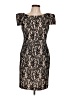 Topshop 100% Polyester Black Cocktail Dress Size 10 - photo 1