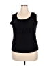 Claudia Richard Black Sleeveless Top Size 2X - photo 1