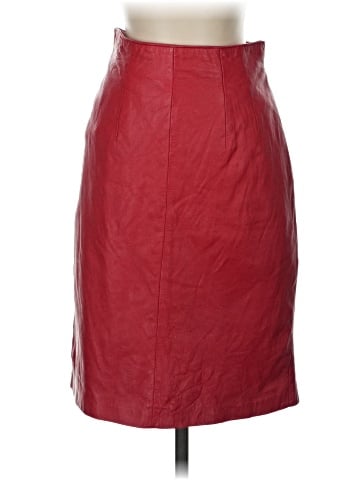 Lord & Taylor Faux Leather Skirt (view 1)