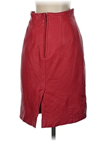 Lord & Taylor Faux Leather Skirt (view 2)
