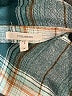 Maurices Plaid Teal Green Long Sleeve Blouse Size S - photo 7