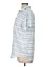 Ben Sherman Stripes Blue Short Sleeve Button-Down Shirt Size L - photo 5