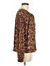 Gap 100% Polyester Brown Long Sleeve Blouse Size M - photo 4
