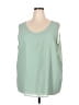 Unbranded 100% Polyester Green Sleeveless Top Size 4X - photo 1