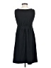 Lands' End Solid Black Cocktail Dress Size S - photo 2