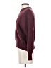 Unbranded 100% Polyester Solid Burgundy Pullover Sweater Size XS - photo 5