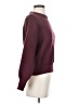 Unbranded 100% Polyester Solid Burgundy Pullover Sweater Size XS - photo 4