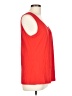 Emma James Red Sleeveless Blouse Size L - photo 4