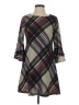 R&K Plaid Brown Casual Dress Size 4 - photo 1