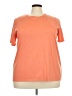 Lands' End Solid Orange Short Sleeve T-Shirt Size 2X - photo 1