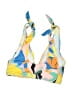 Unbranded Print Yellow Swimsuit Top Size S - photo 2