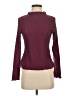MOTF Burgundy Red Long Sleeve Blouse Size S - photo 1