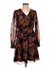 Vero Moda 100% Polyester Paisley Burgundy Cocktail Dress Size XS - photo 1