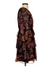 Vero Moda 100% Polyester Paisley Burgundy Cocktail Dress Size XS - photo 4