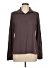Lukka Lux Brown Long Sleeve Polo Size L - photo 1