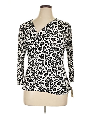 MSK 3/4 Sleeve Top (view 1)