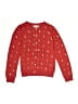 TU 100% Cotton Hearts Red Cardigan Size 10 - photo 1
