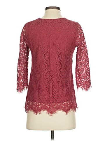 THREE PINK HEARTS 3/4 Sleeve Top (view 2)
