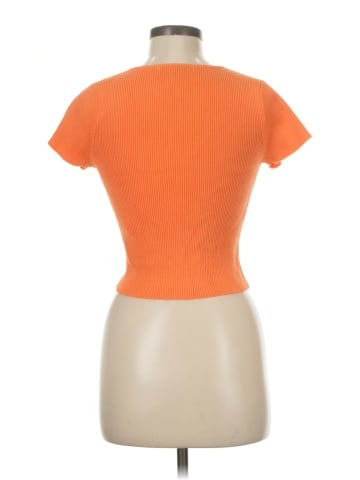 Knit Mix Short Sleeve Top (view 2)