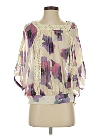 5th Culture 3/4 Sleeve Blouse (view 1)