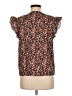 Shein Orange Short Sleeve Blouse Size 6 - photo 2