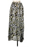 Shein 100% Polyester Animal Print Silver Black Casual Skirt Size M - photo 1