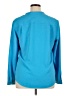 Nine West 100% Polyester Teal Long Sleeve Blouse Size XL - photo 2