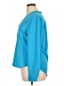 Nine West 100% Polyester Teal Long Sleeve Blouse Size XL - photo 5