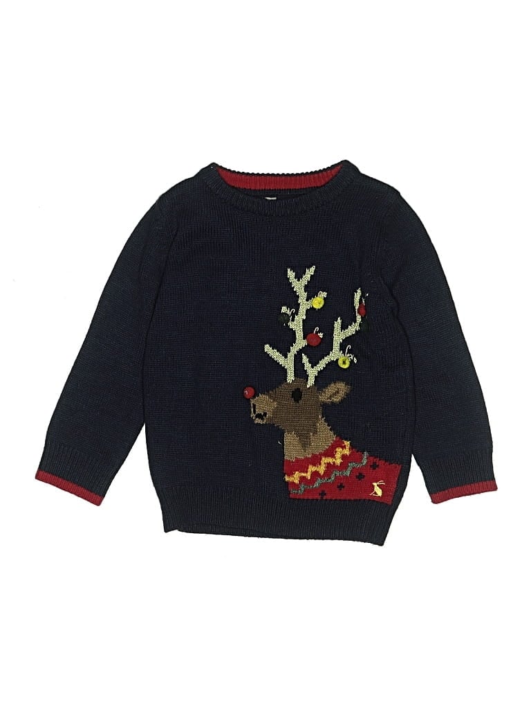 Click to view more detailed imagery on our partner's website Pre-owned Joules Kids' Pullover Sweater In Blue