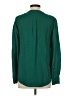 J.Crew 100% Viscose Green Long Sleeve Blouse Size 0 - photo 2