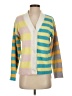 Unbranded 100% Polyester Color Block Yellow Cardigan Size S - photo 1