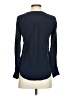 J.Crew 100% Silk Blue Long Sleeve Silk Top Size 00 - photo 2