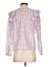 Zara Pink Long Sleeve Blouse Size XS - photo 2