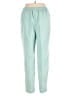 Alfred Dunner 100% Polyester Color Block Teal Casual Pants Size 14 - photo 2