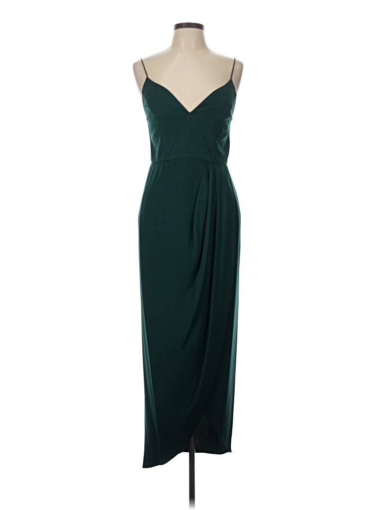 Pre-owned Shona Joy Cocktail Dress In Green
