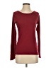 SOFFE Burgundy Long Sleeve T-Shirt Size S - photo 1