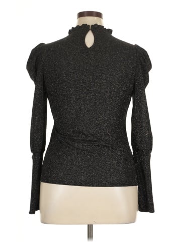 Aqua Long Sleeve Top (view 2)