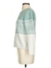 Cupcakes & Cashmere Color Block Teal Pullover Sweater Size S - photo 5