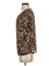Talbots 100% Polyester Animal Print Brown Short Sleeve Blouse Size XS - photo 5