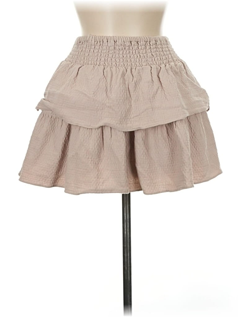 Pre-owned Assorted Brands Casual Skirt In Tan