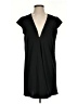 Asilio 100% Polyester Solid Black Casual Dress Size 4 - photo 1